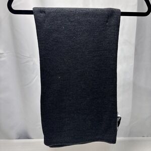 Calvin Klein Scarf Dark Grey‎ Knit CK Monogram Rectangle Oblong NEW